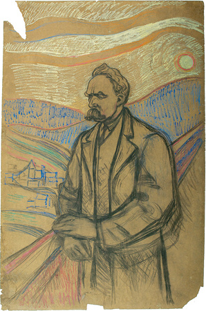 Portrait Of Friedrich Nietzsche