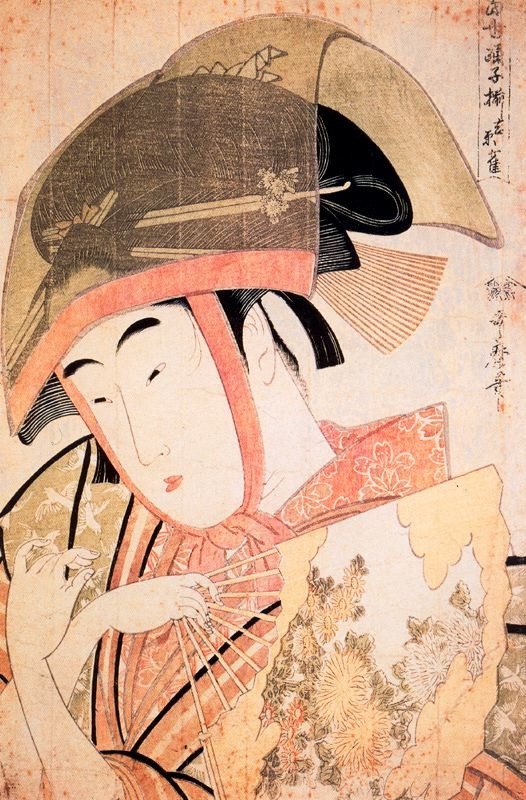 Kitagawa Utamaro. Dance of the Sparrow Yoshiwara