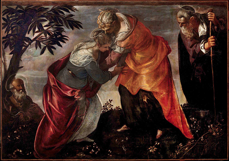 Jacopo (Robusti) Tintoretto. Visit Vision of St. Elizabeth