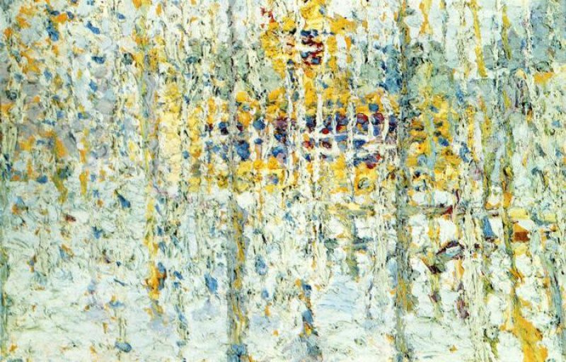 Kazimir Malevich. Landscape with yellow house