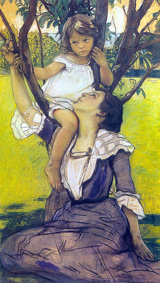 William sergeant Kendall. A mother and child