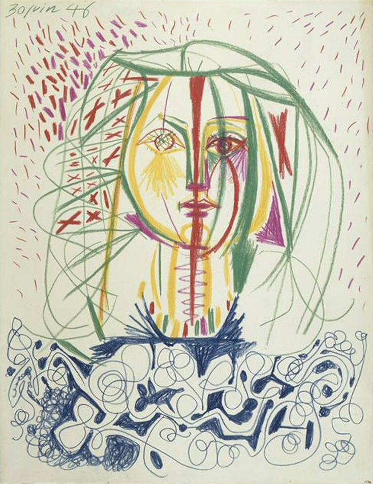 Pablo Picasso. Portrait Of Francoise