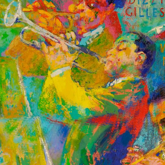 LeRoy Neiman's Big Band now on display