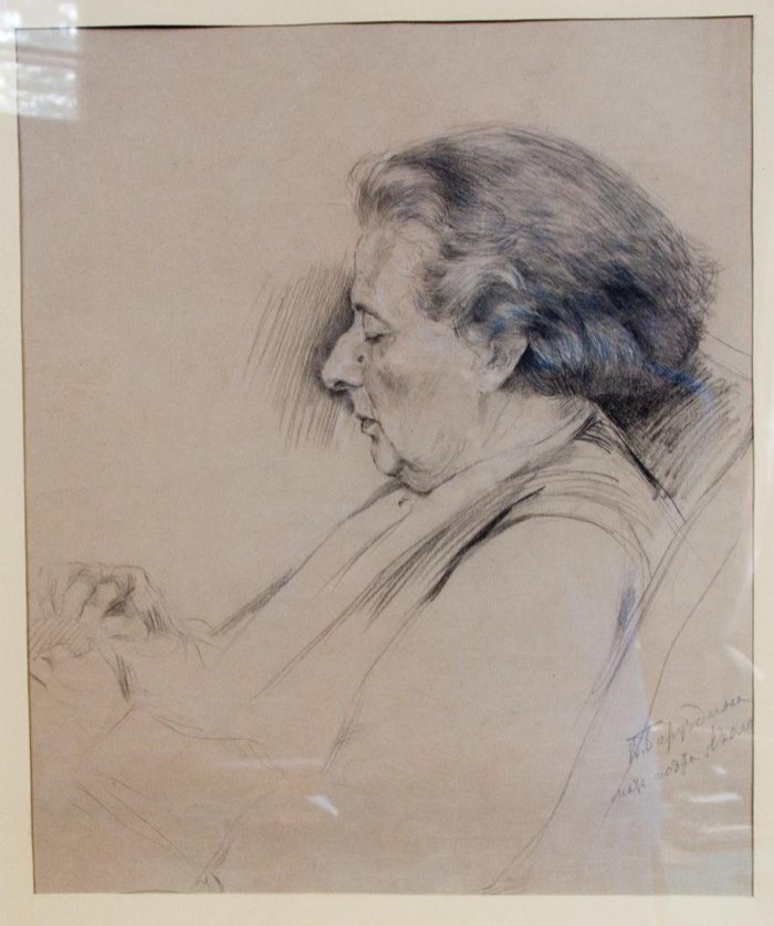 Varvara Matveyevna Baruzdina. Portrait of the mother of the poet MA Voloshin E. О. Kirienko (1850-1921)