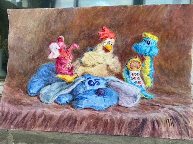 Irina Vitalievna Lomanova. Good Blue Dog