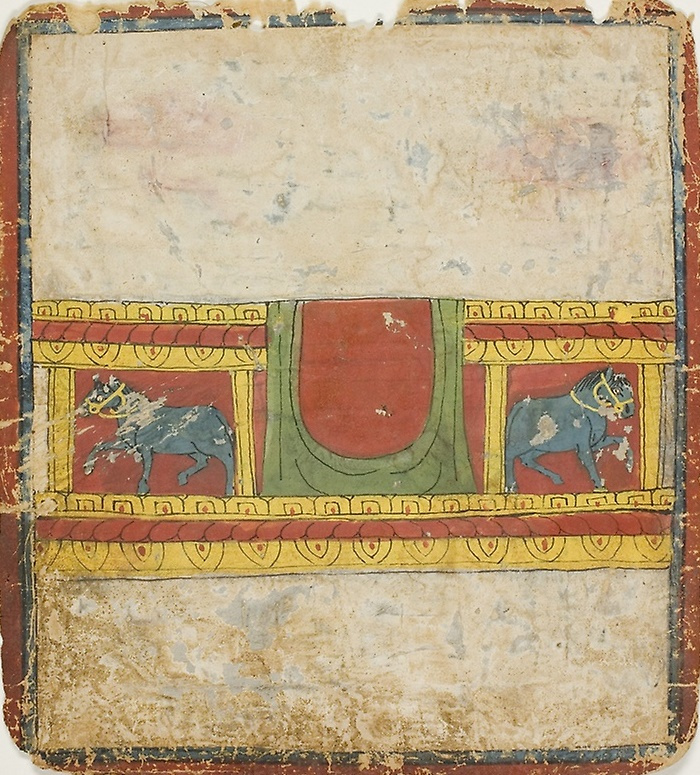 Unknown artist. Horse throne