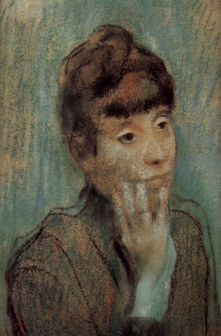 Эдгар Дега портреты пастелью