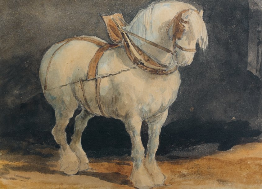 Théodore Géricault. Coal horse