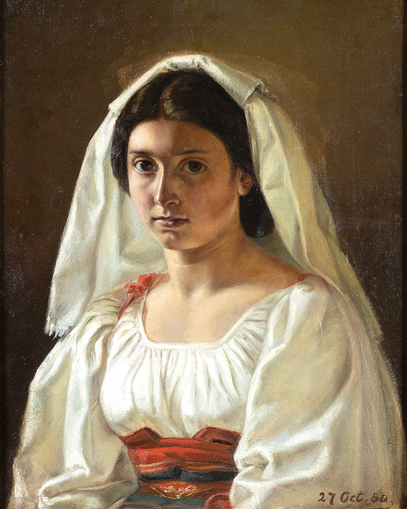 Unknown artist. Portrait of a young woman