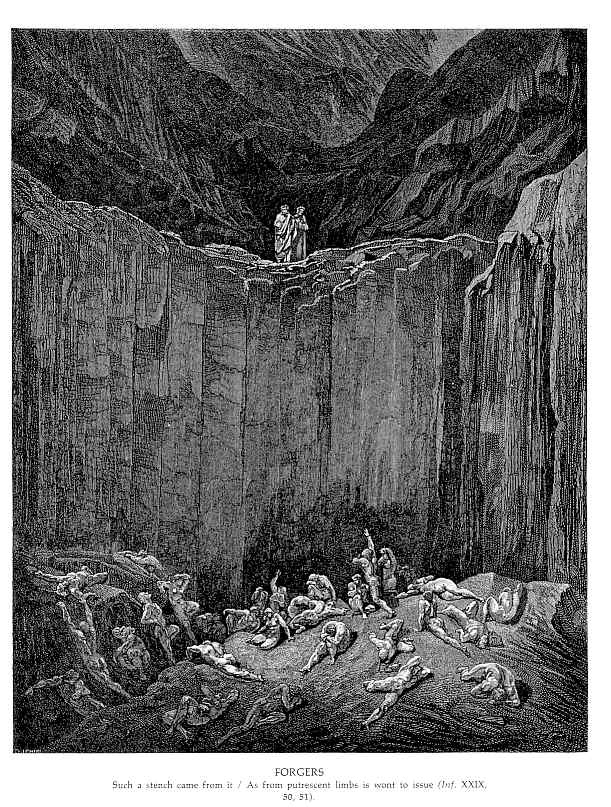 Paul Gustave Dore Illustration For The Divine Comedy 1861