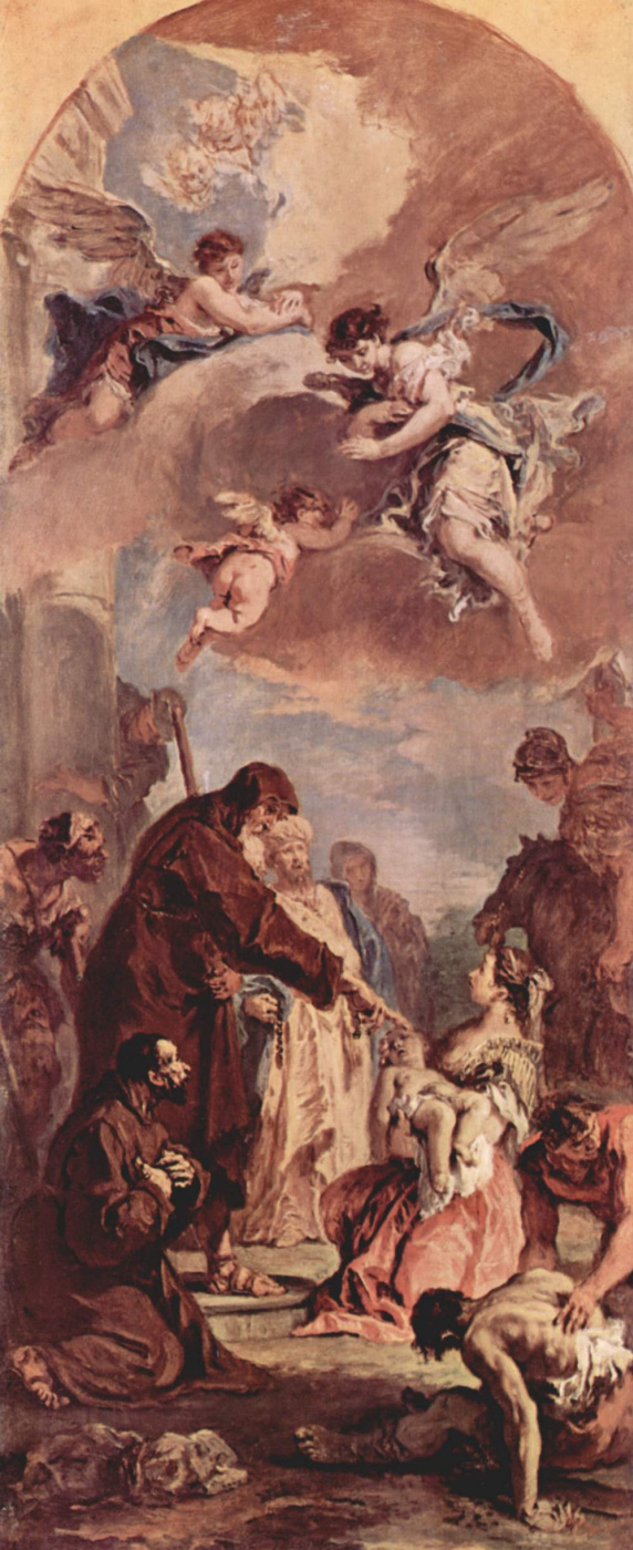 Sebastiano Ricci. SV. Francis of Paola resurrects a child, sketch