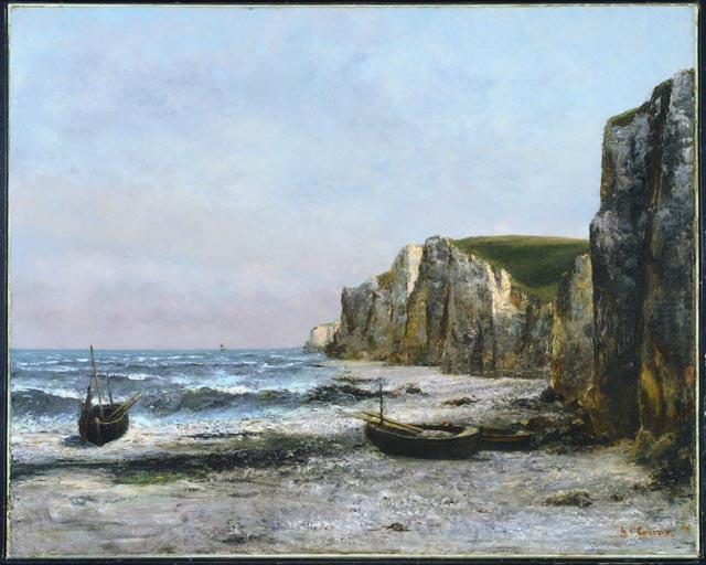 Gustave Courbet. Rocks