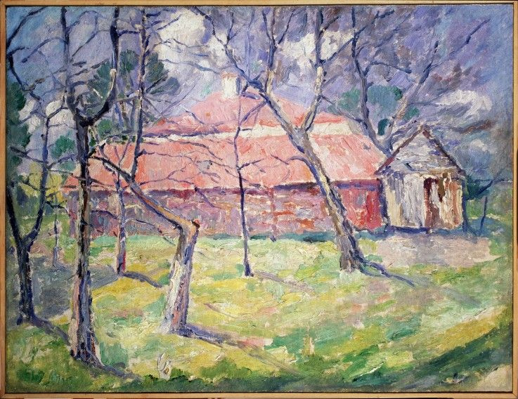 Kazimir Malevich. Landscape near Kiev