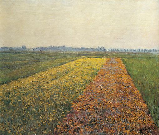 Gustave Caillebotte. The yellow fields at Gennevilliers
