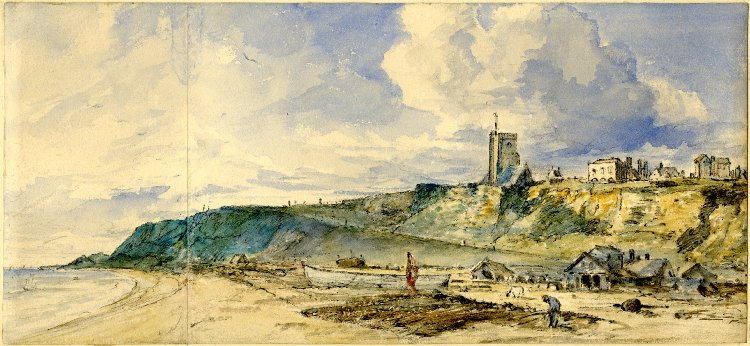 John Constable. View of Folkestone from the coast