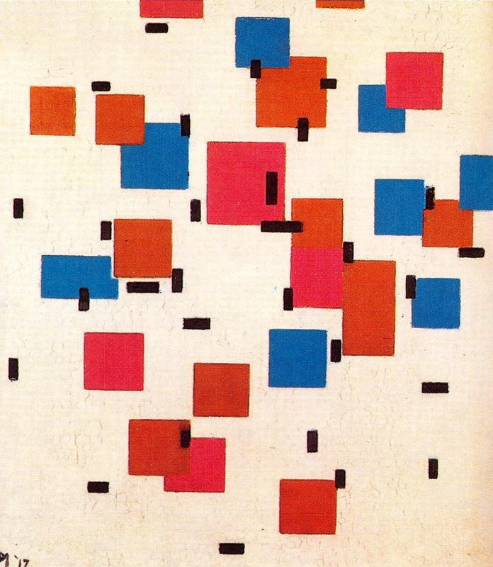 Piet Mondrian. Composition in color And