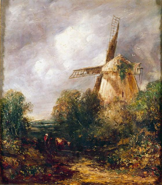 John Constable. Old mill in Suffolk