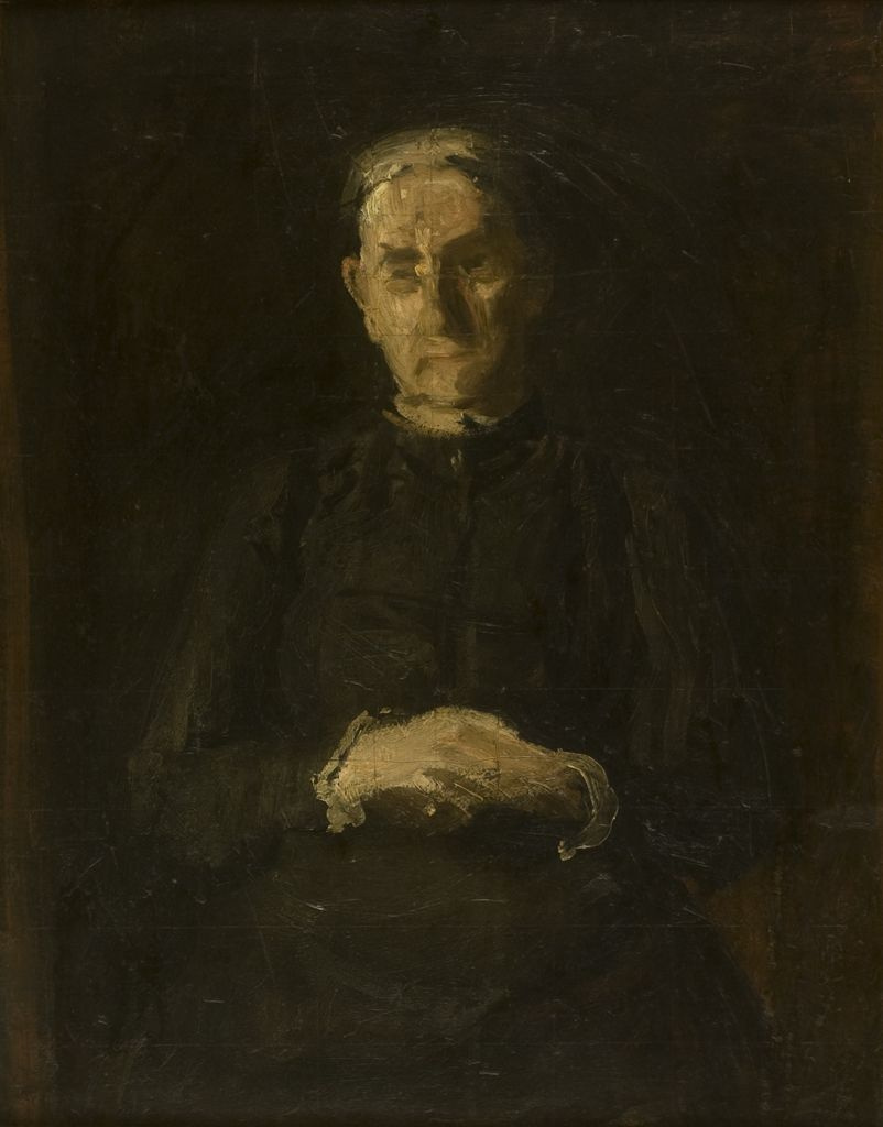 Thomas Eakins. Portrait of Mrs. Elizabeth Duane Gillespie. Sketch