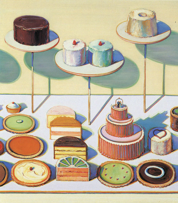 Wayne Thiebaud. Cakes