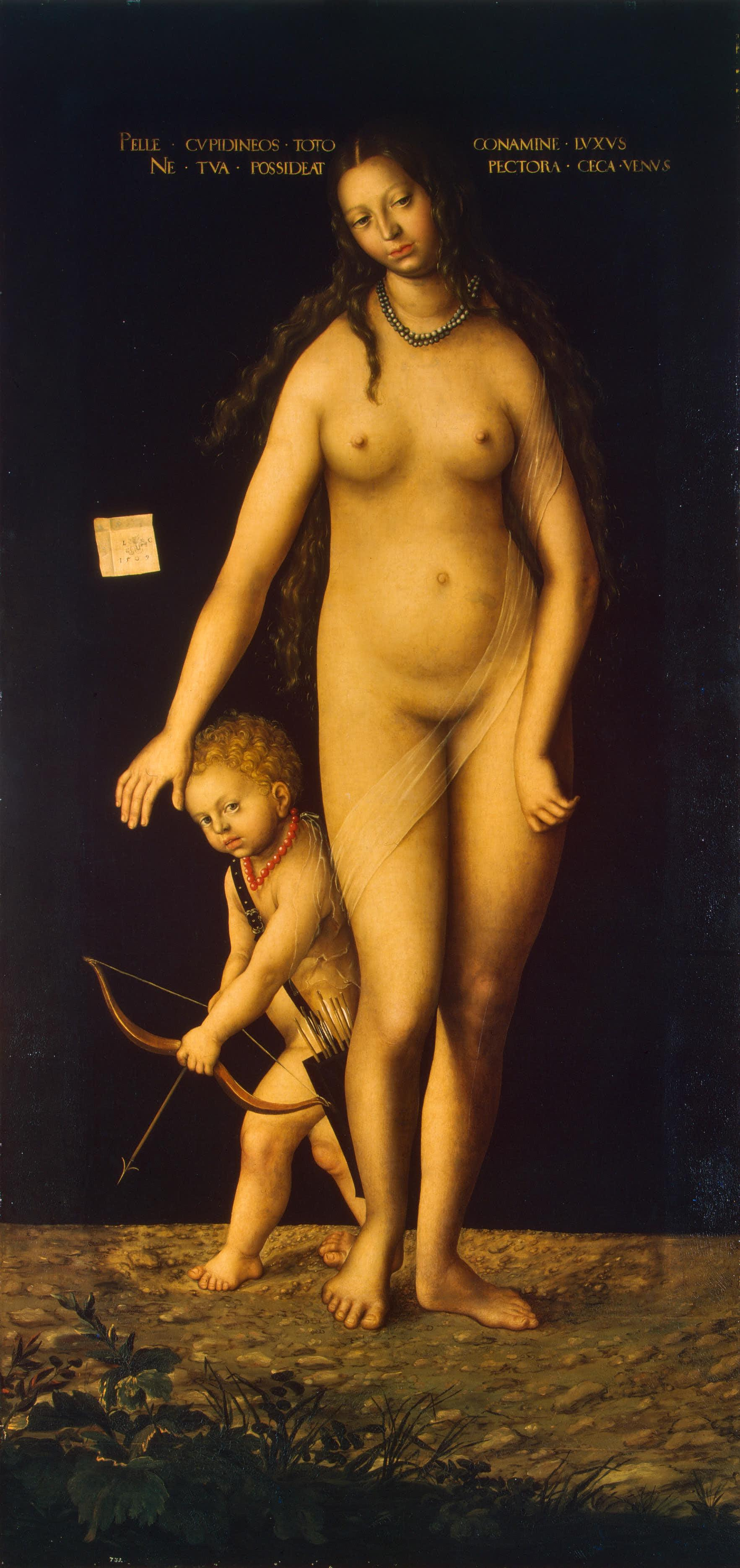 Lucas Cranach the Elder. Venus and Cupid