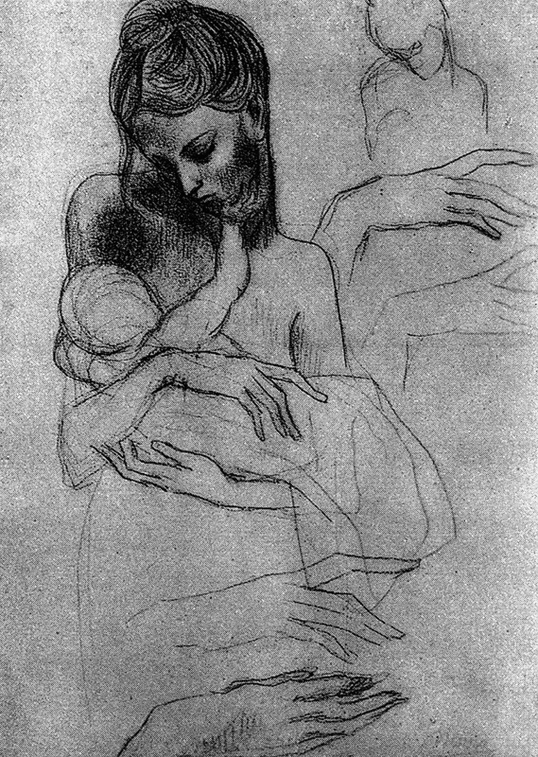 Пабло Пикассо «мать и сын», 1904