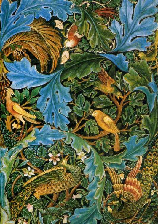 William Morris. Birds in the branches
