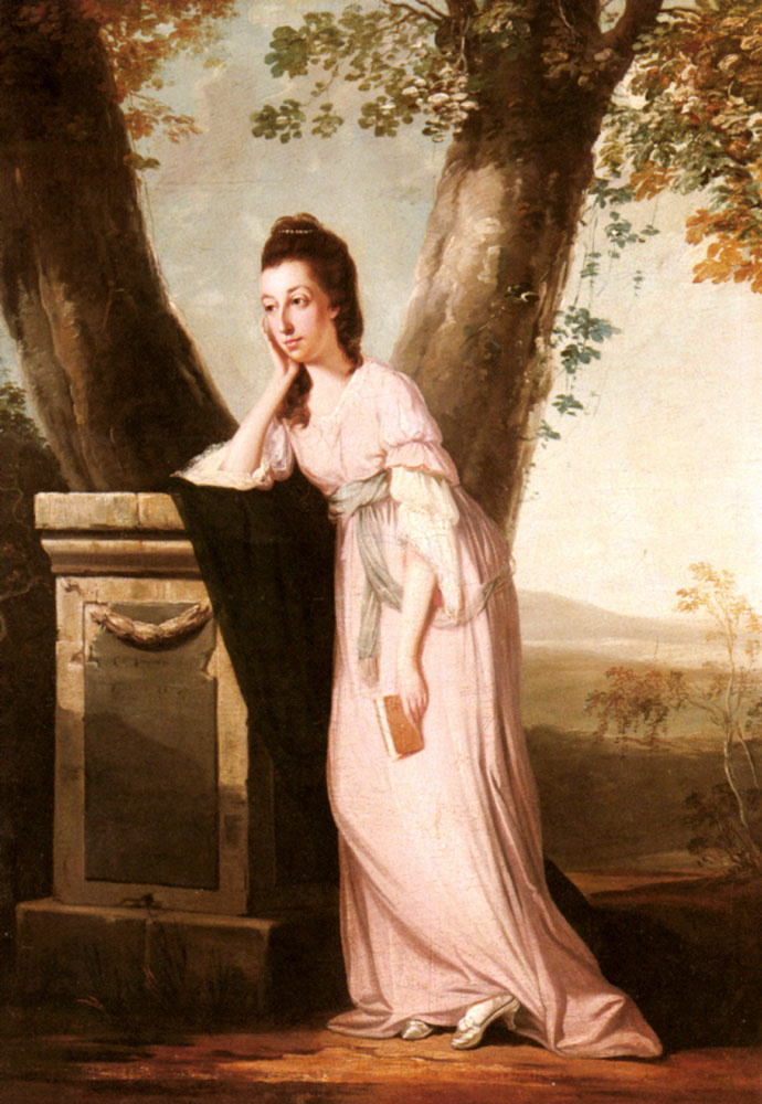 Benjamin Wilson. Portrait of a lady