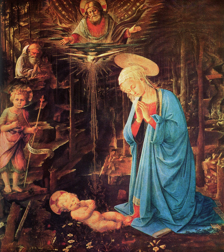 Filippino Lippi. Maria and child