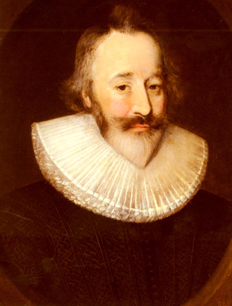 Cornelius Johnson. Portrait of sir Henry