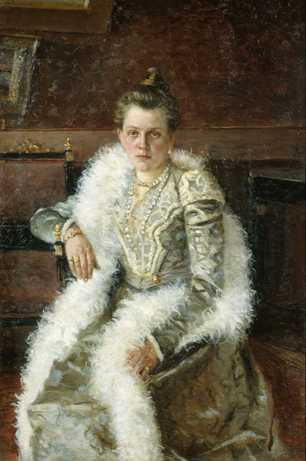 Nikolai Avenirovich Shabunin. Women's Portrait.