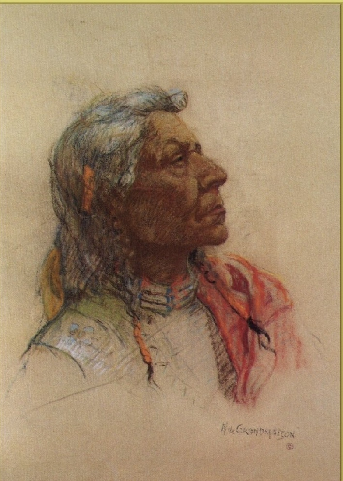 Nicholas de Granmeason. The Indian portrait 16