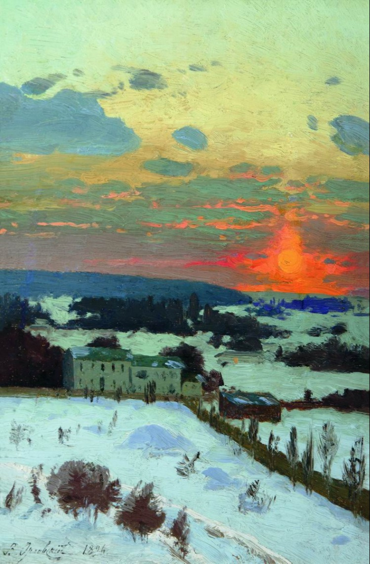 Vladimir Donatovich Orlovsky. Sunset