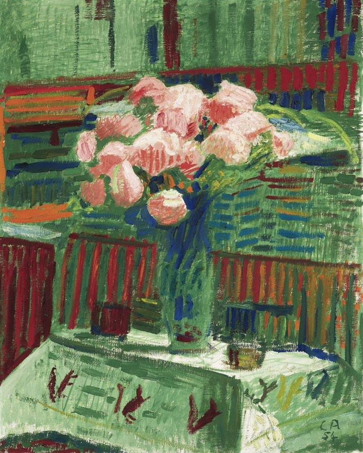 Cuno Amiet. Bouquet of roses