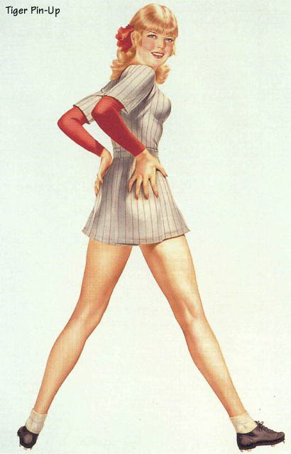 Alberto Vargas. Tiger pinup 047