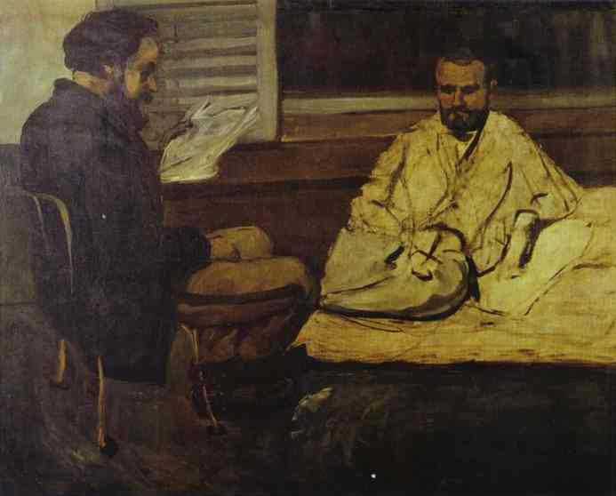 Paul Cezanne. Reading Emile Zola