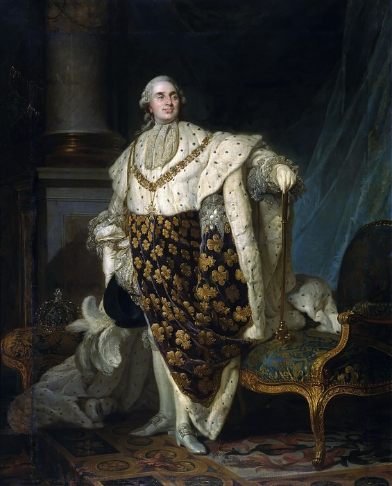 Portrait of Louis XVI, king of France, 1775 by Joseph Siffred