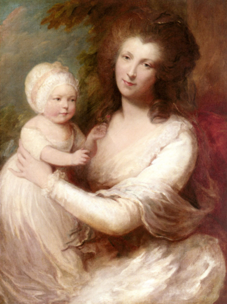 Gainsborough DuPont. Portrait of a lady Bailey