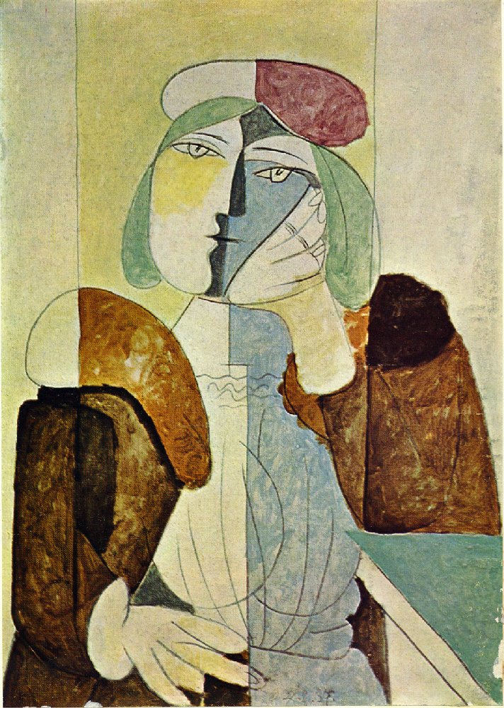 Marie-Therese Walter, 1937, 65×92 Cm By Pablo Picasso: History ...