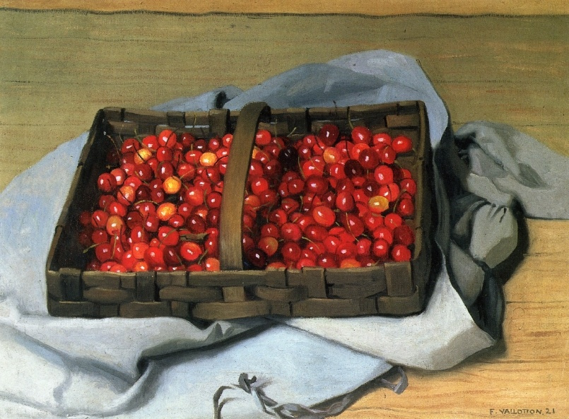 Felix Vallotton. Basket with cherries