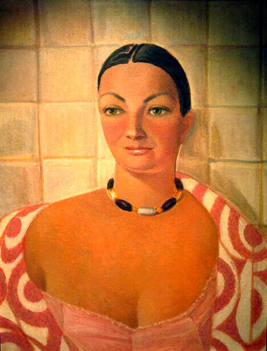 Alisa Ivanovna Poret. Portrait of Natasha Shaposhnikova, art historian