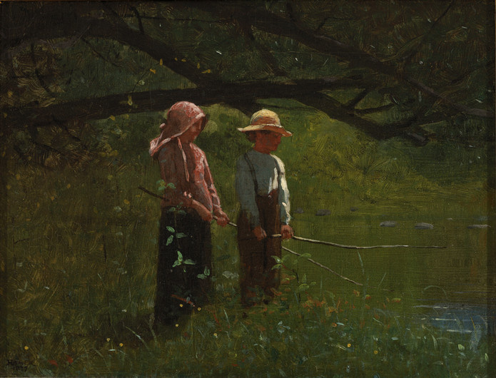 Winslow Homer. Fishing