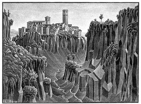 Maurits Cornelis Escher. Barbarano, Cimino