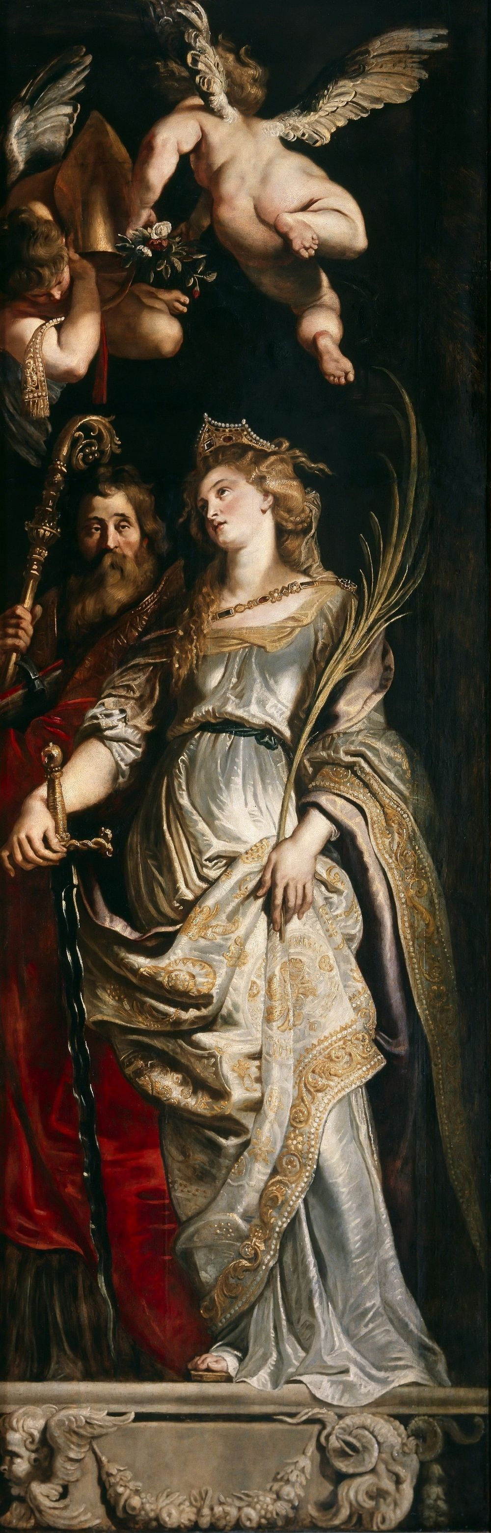 Peter Paul Rubens. Saints of Elegy and Catherine