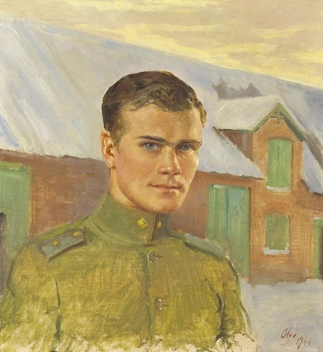 Olga Alexandrovna Romanova. Portrait of the son Tikhon