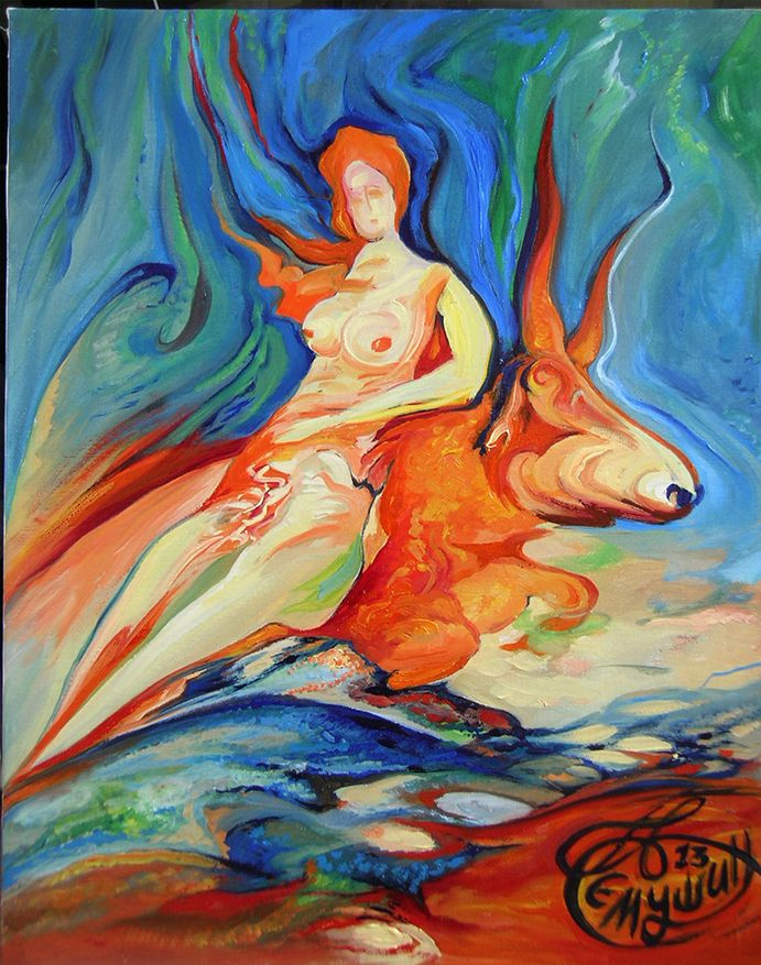 Alexander Semushin. The Rape Of Europa-1