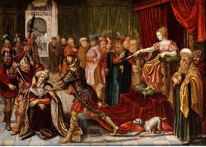 Frans Floris. The Court of the Queen