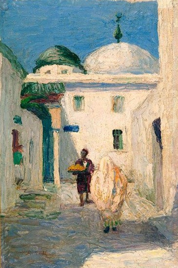 Gabriele Münter. Mosque in Tunisia