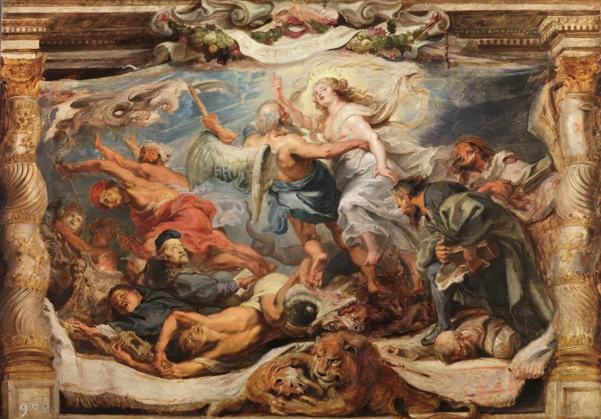 Peter Paul Rubens. The Victory of Truth over Heresy