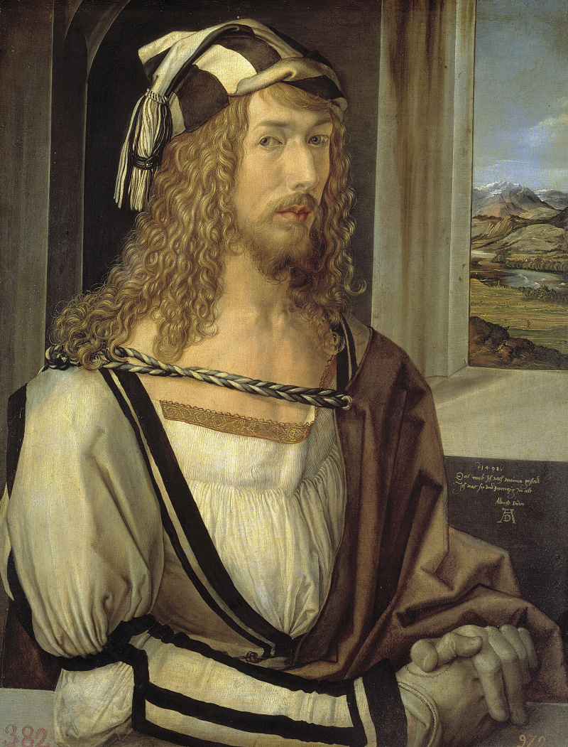 Альбрехт автопортрет. Альбрехт Дюрер 1471-1528. Альбрехт Дюрер автопортрет. Дюрер автопортрет 1498. Авто портрет Альберта Дюрора.
