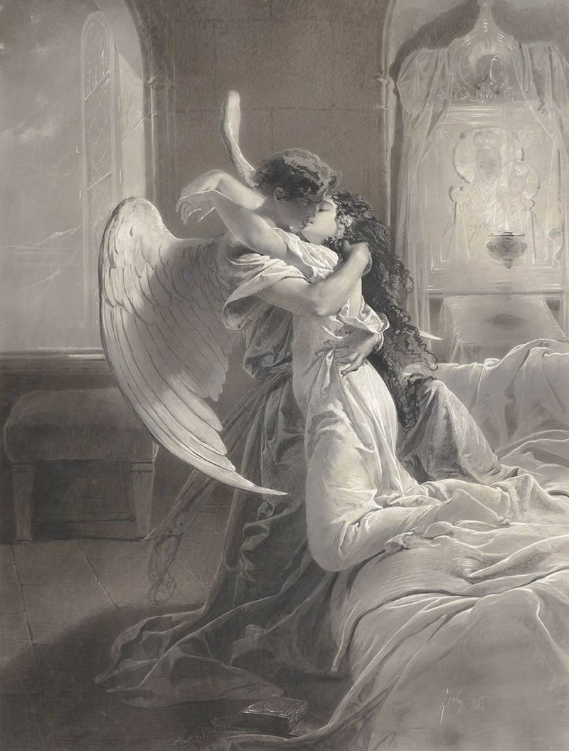 два ангела в кровати